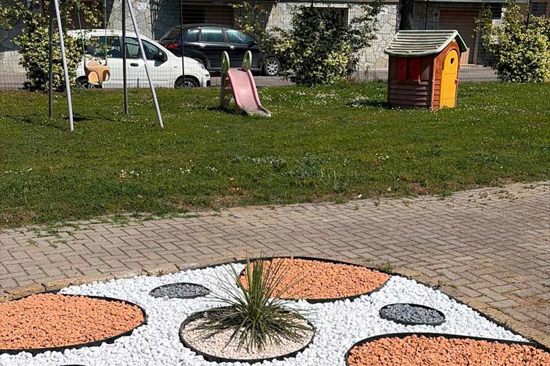 Area gioco per i nipoti degli anziani nella nostra struttura