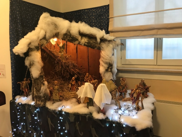 Il Presepe realizzato dai nostri Ospiti